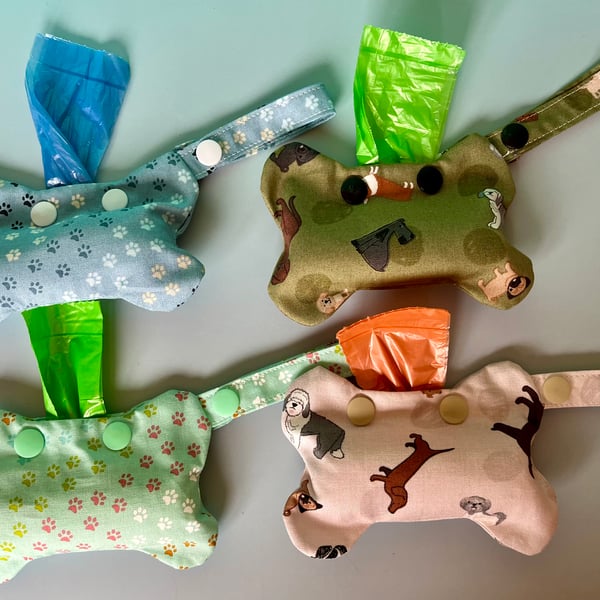 Dog poo bag holder