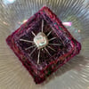 Baroque Pearl Wool Brooch.