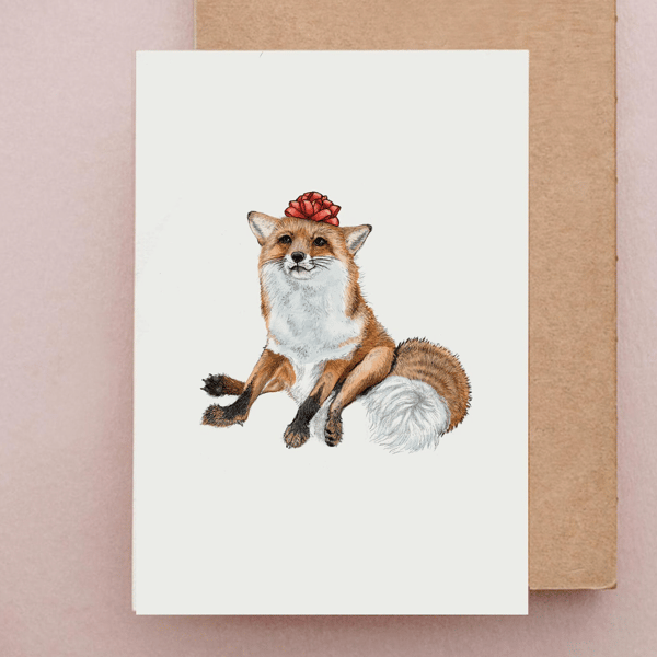 Fox Birthday Card - Birthday Cards, Cute Birthday Card, Birthday Cards Fox