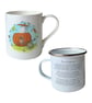 Personalised Autumn Pumpkin Dog Mug - "Jack-O'-Lantern" (Bone China or Enamel) - Image 5