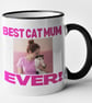 Personalised PHOTO - Best CAT Mum Ever Mug - Personalised Present For Cat Mum - Image 6