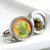 Kermit the Frog from the Muppet Show Cufflinks
