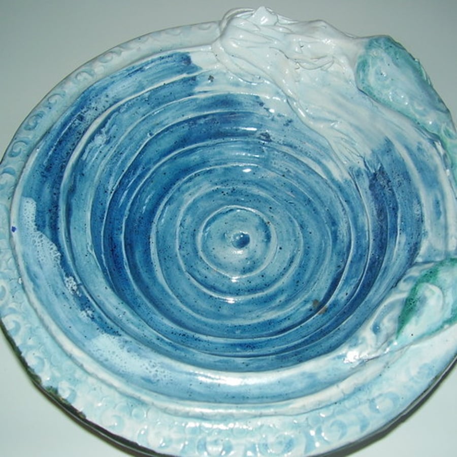 MERMAID OCEAN SWIRL BOWL