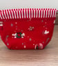 Summer seconds - mini Cotton christmas pouch - super cute