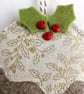 Set of 4 Felt Christmas Decorations, Hanging Decorations - Image 8