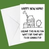 New Home Card, Moving card, Housewarming card