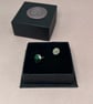Handmade Sterling Silver & Malachite Pin  - Image 8