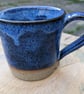 Wavy dark blue jug - Image 1