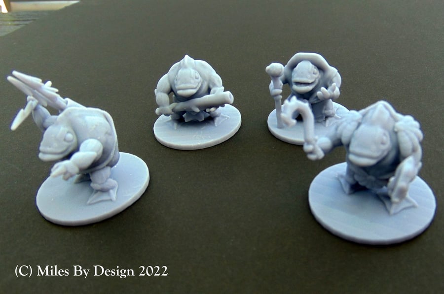 32mm Scale Set of 4 Mer Folk