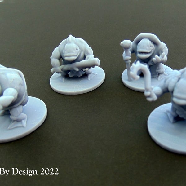 32mm Scale Set of 4 Mer Folk