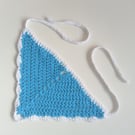 CROCHET Ladies Ocean Blue Bandana