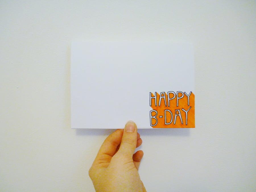 3D Happy Birthday Cards - Set of Four
