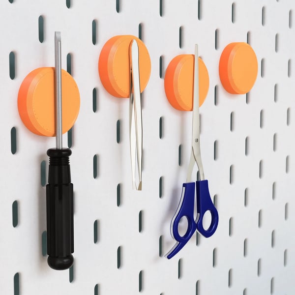 Magnet 6 Pack for SKADIS pegboard - Various Colours