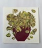 Art plant original gouache painting  - Image 1