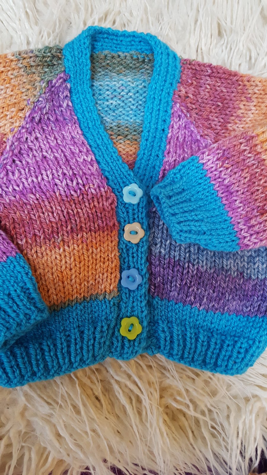 Rainbow Blue Baby Set