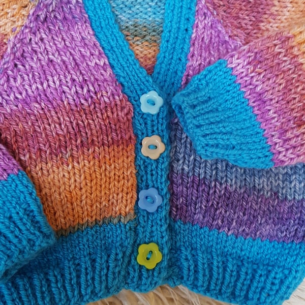 Rainbow Blue Baby Set