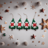 Colourful crochet boho Christmas tree decorations 