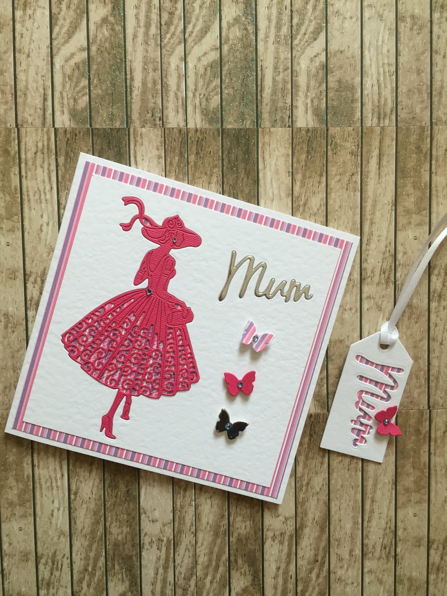 Handmade Mum card, Mother’s Day, birthday card,... Folksy