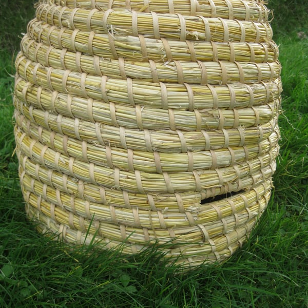 Straw Bee Skep, Eco-friendly, Traditional straw Bee Hive, swarm skep, beekeeping