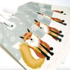 Winter Fox Christmas Gift Tags - pack of Four tags