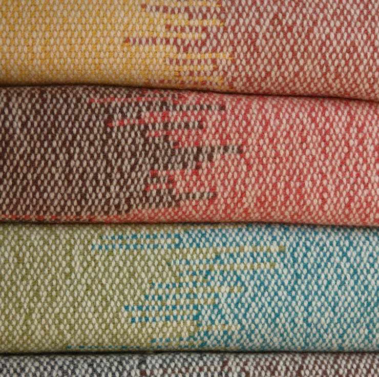 Hand Woven Wool Placemats (small) Set of 2 Folksy