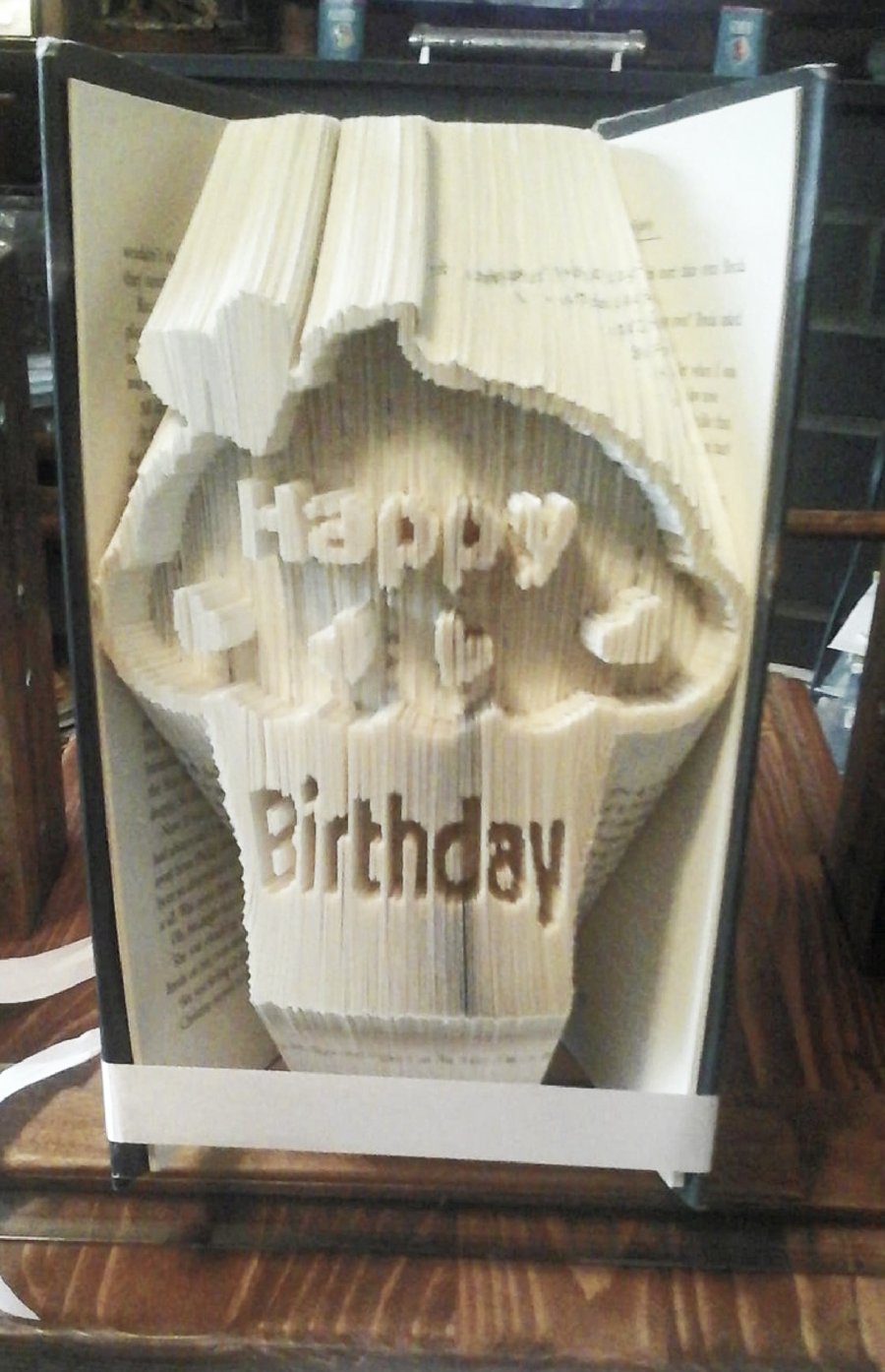 Happy Birthday Cupcake or Muffin COMBI Book Folding Pattern -EMAILED PDF PATTERN