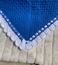 Crocheted baby blanket 