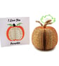 Pumpkin Card Gift - Handmade Book Page Pumpkin Card - Image 5