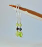 925 Silver Hoop & Gemstone Earrings, Anniversary, August Birthstone Gift For Leo - Image 4