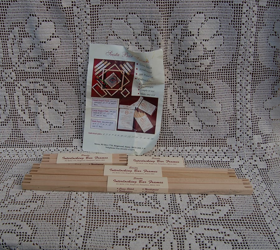 11 pairs of Siesta Interlocking Bar Frames - multi purpose 