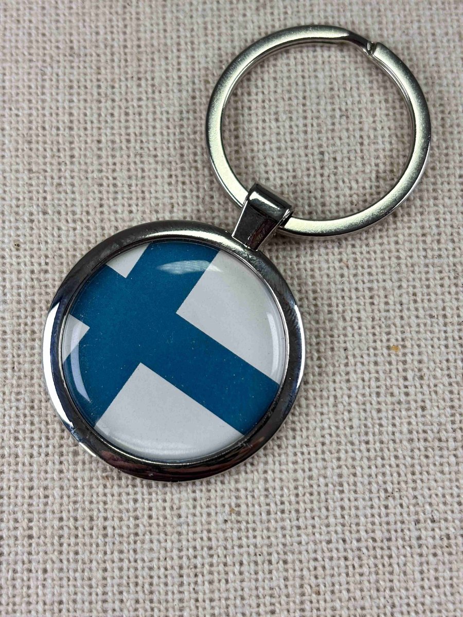 Finland Flag Keyring