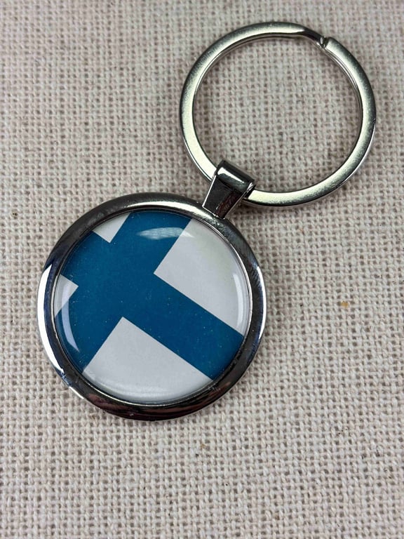 Finland Flag Keyring