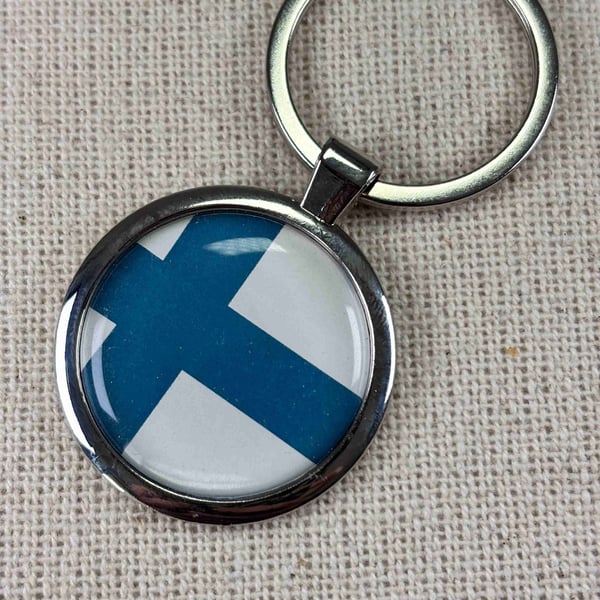 Finland Flag Keyring