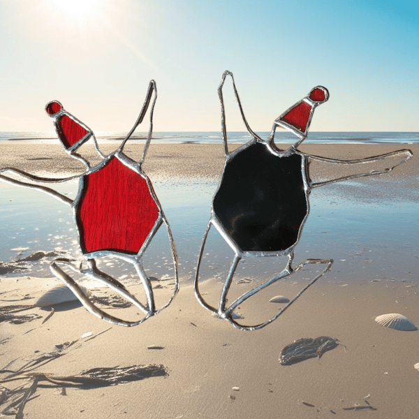 Fun Wild Swimmer - Jumping Caricature
