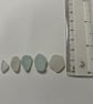 Seaham beach sea glass - 100g white mixed pieces - Craft bags - Image 3