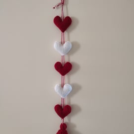 Hanging heart decoration 