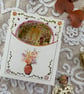 Miniature Tunnel book pop up card - made to order - handmade - Image 4