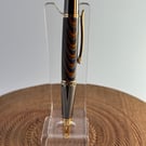 Wooden multicolored ball point pen