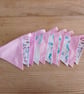 Mini bunting in a mermaid and unicorn theme ideal for room or party decoration
