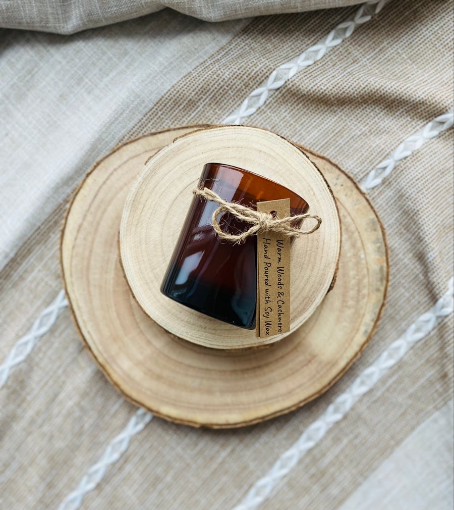 Warm Woods and Cashmere Candle