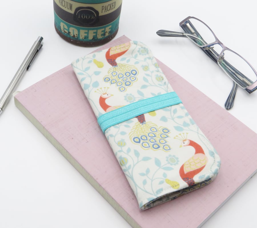 Pen Wallet, compact pen case, fabric pen holder