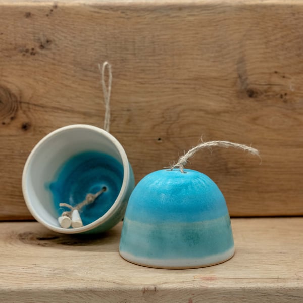 Handmade Ceramic Bell with jute string