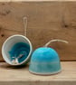 Handmade Ceramic Bell with jute string - Image 1