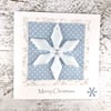 Christmas Card with Detachable Snowflake Decoration 