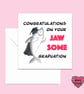 Funny Shark Graduation card, Congratulations Card, Humorous Shark Card - Image 3