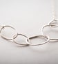Organic Sterling Silver Loops Necklace - Image 2