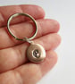 Copper Yin Yang Key Ring - Hand Stamped - 7th Anniversary Gift - Image 2
