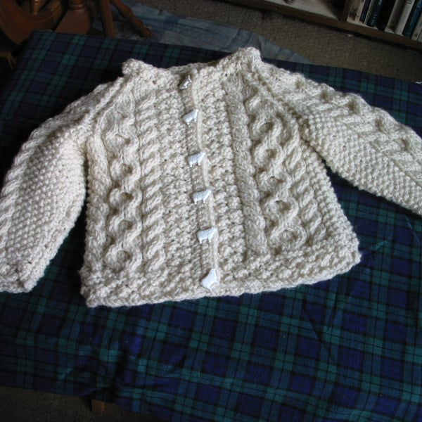 Child's Aran jacket Pattern