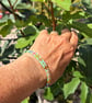 Glass Seed Bead Friendship Bracelet - Flowers - Image 3