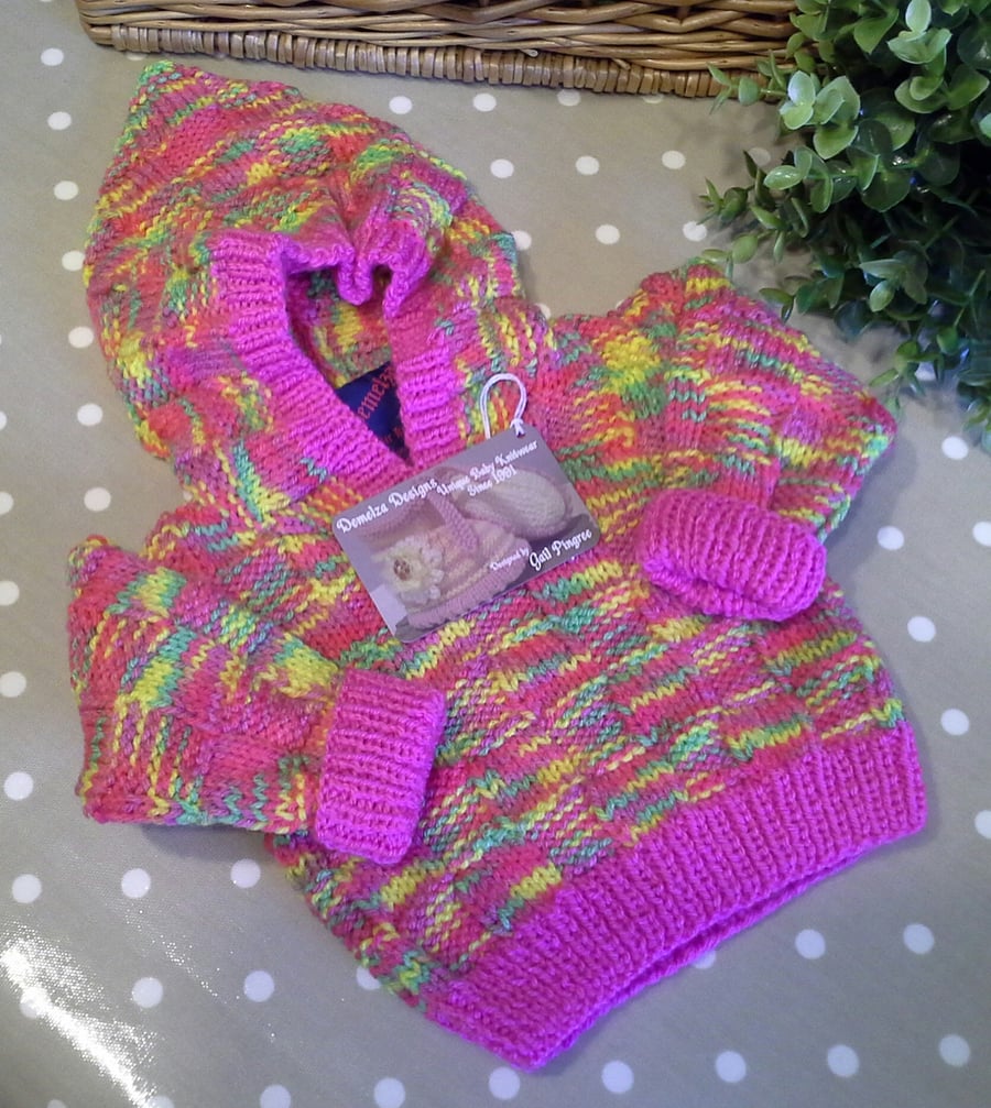 Baby Girl's Hooded Jumper  3-12 months size